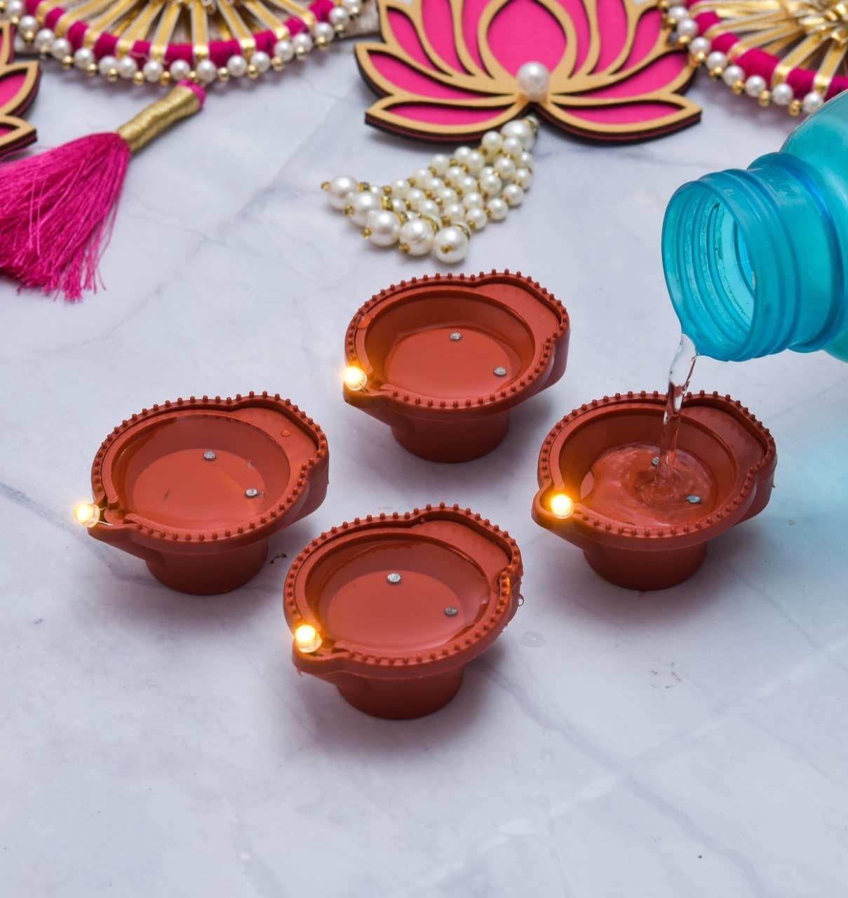 LED Light Water Sensor Diyas Plastic with, Ambient Lights