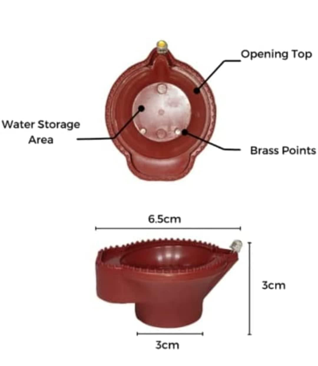 LED Light Water Sensor Diyas Plastic with, Ambient Lights